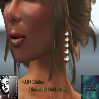 +AURORA BOREALIS+ Kimber Diamond & Gold earrings.png